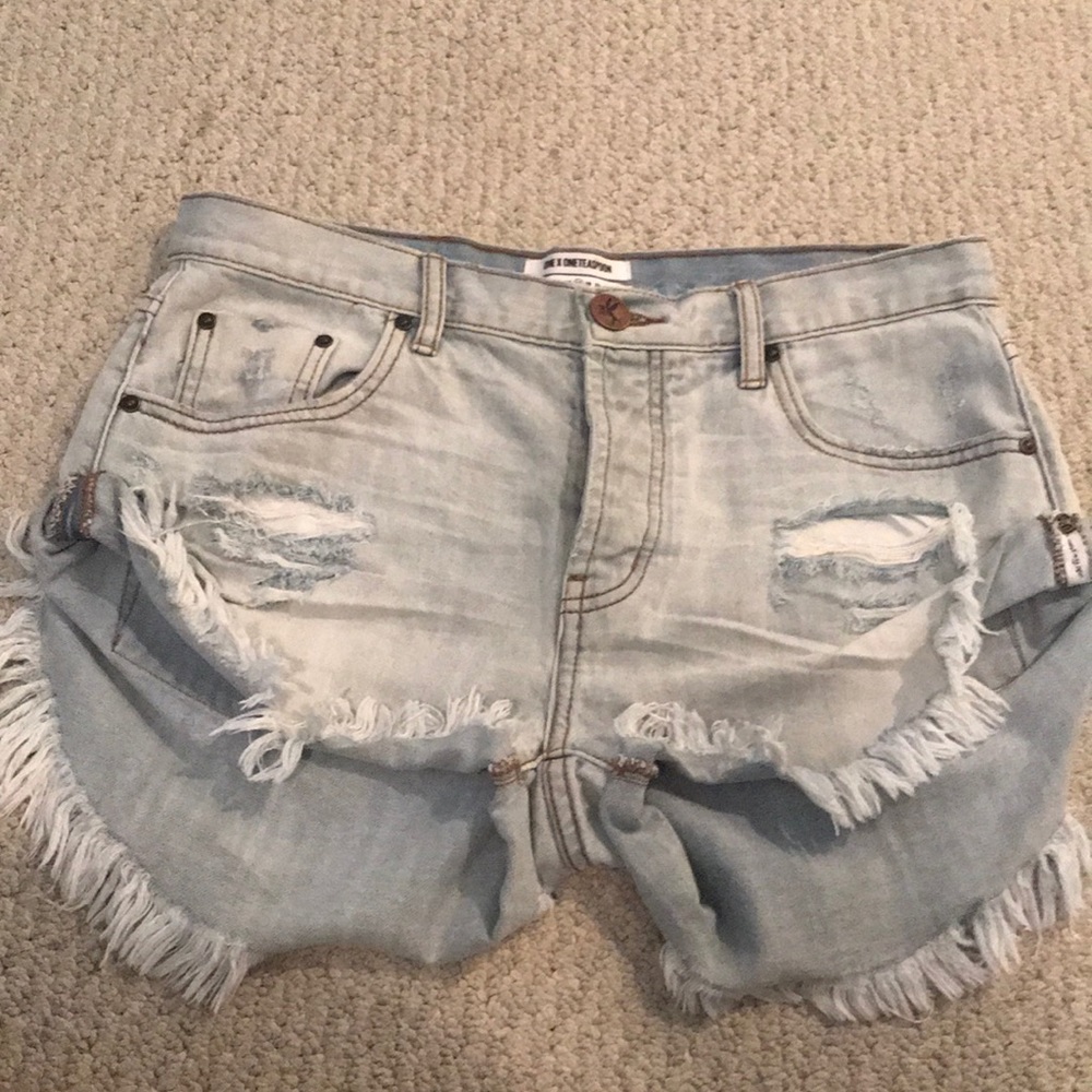 Bandits one teaspoon low rise shorts